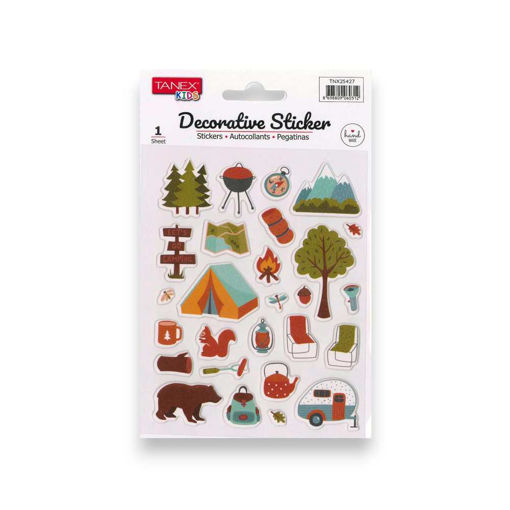 Picture of TANEX KIDS DECORATIVE CAMPING STICKERS